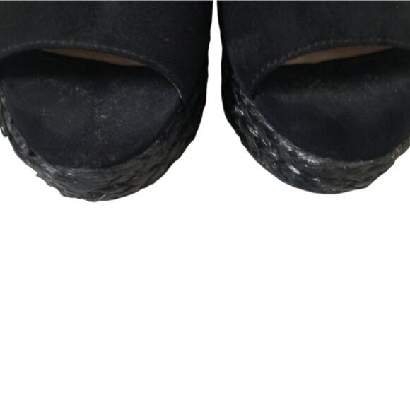 H&M Black Mules Wedge size 5.5 - Picture 8 of 9